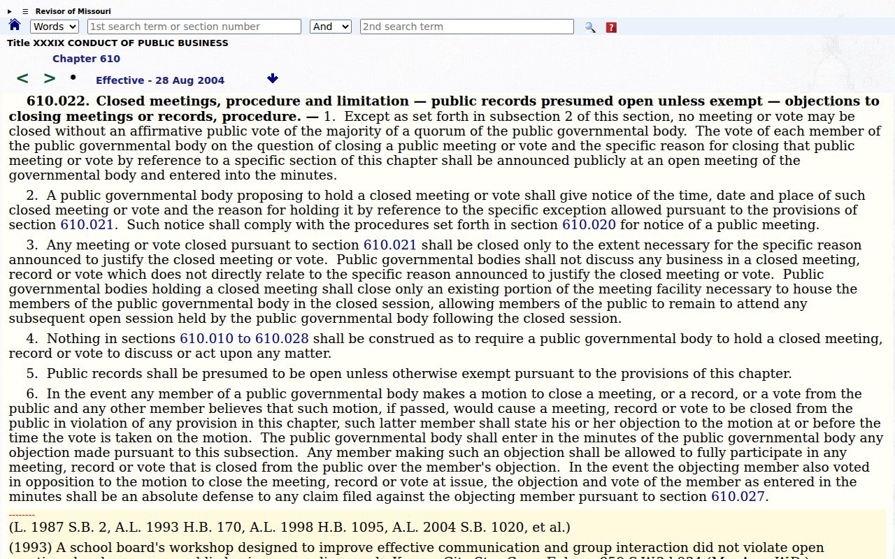 Franklin County civil docket Sunshine Law request procedure