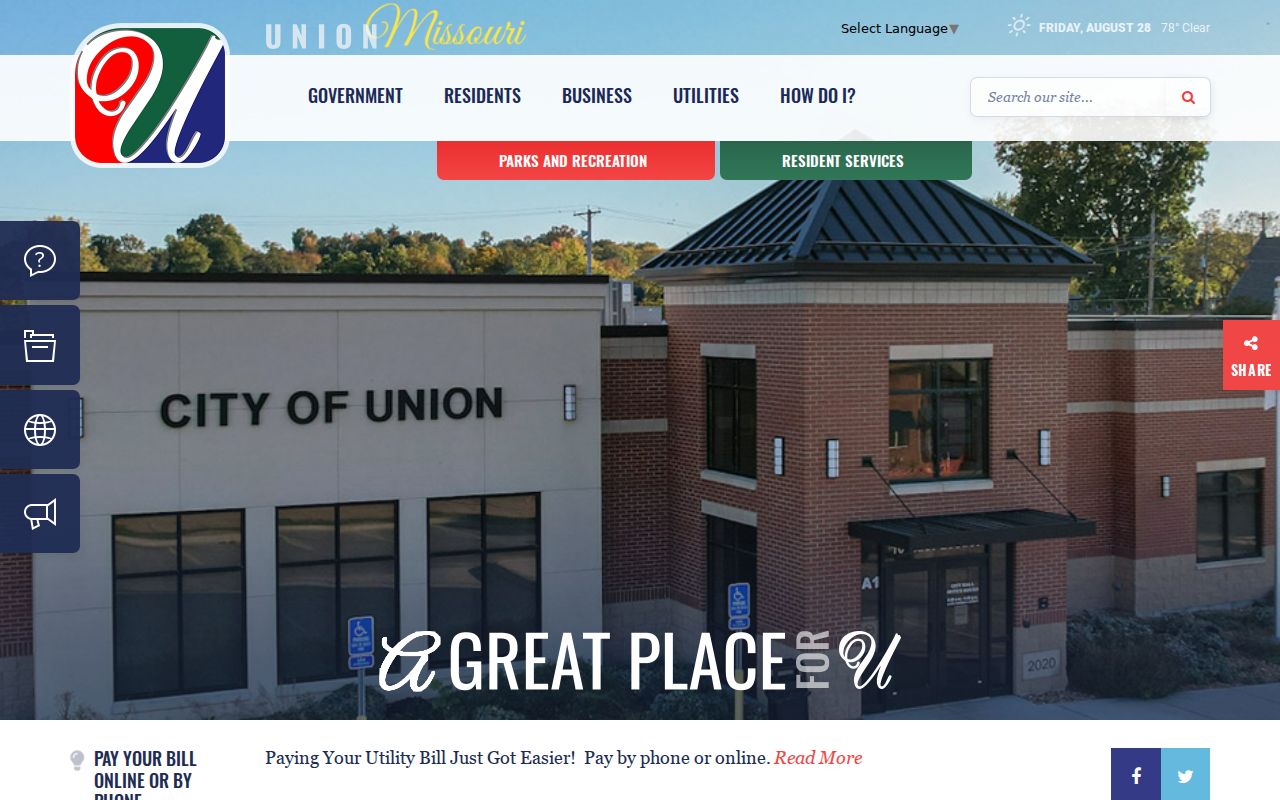 Union court records source for city government and Municipal Court Department routing